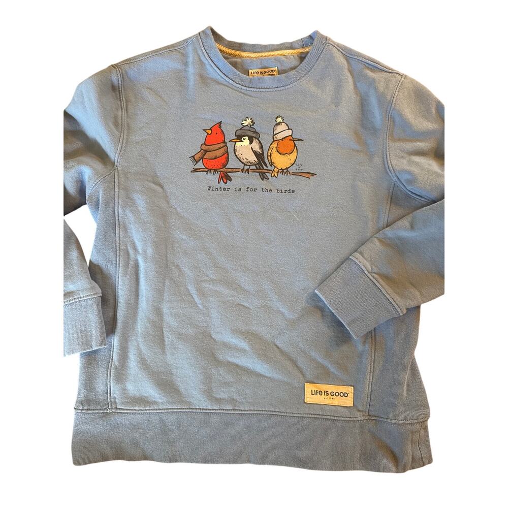 LIFE IS GOOD- sweatshirt, size M Medium